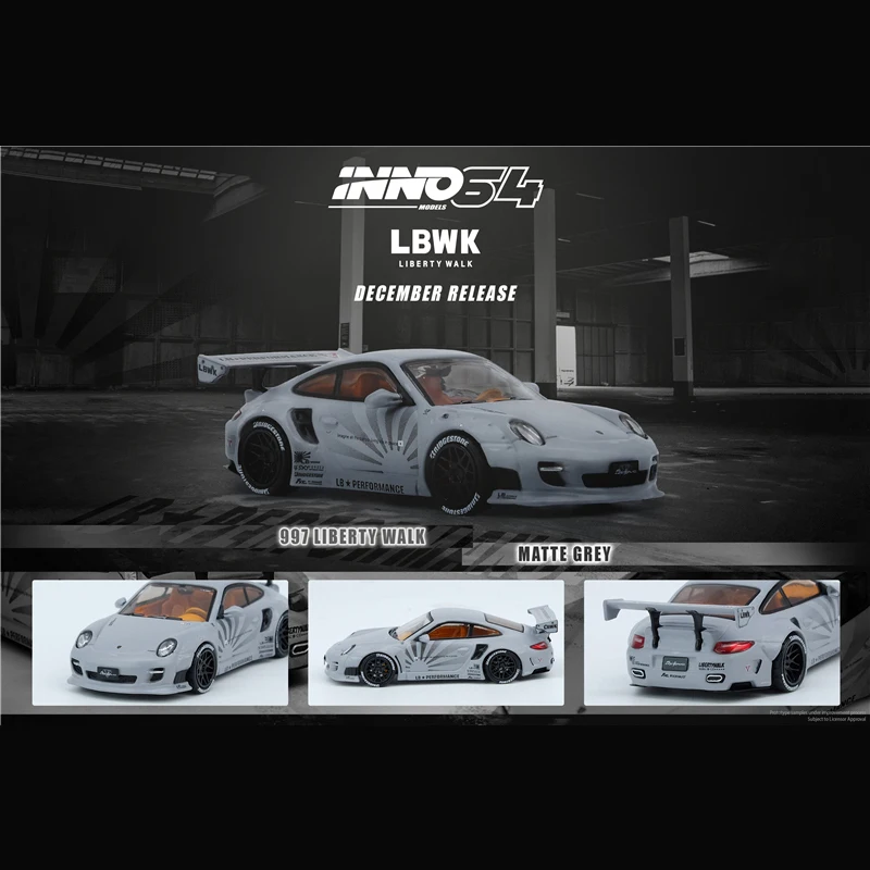 Коллекционная Миниатюрная модель автомобиля inino 1:64 LBWK 911 997, бойцовская матовая серая модель автомобиля из сплава
Коллекционная Миниатюрная модель автомобиля inino 1:64 LBWK 911 997, бойцовская матовая серая модель автомобиля из сплава