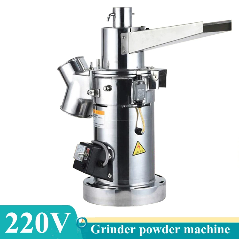 Grinder Powder Machine Grains Herbal Powder Miller Dry Food Grinding Machine High Speed Intelligent Spices Cereals Crusher
Grinder Powder Machine Grains Herbal Powder Miller Dry Food Grinding Machine High Speed Intelligent Spices Cereals Crusher