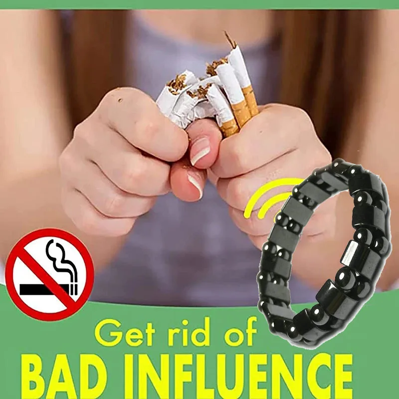 Men Quit Smoking Bracelet Refuses Nicotine Smoke Control Smoking Dispel Addiction Anti-Anxiety Natural Stone Magnetic Bracelet
Men Quit Smoking Bracelet Refuses Nicotine Smoke Control Smoking Dispel Addiction Anti-Anxiety Natural Stone Magnetic Bracelet