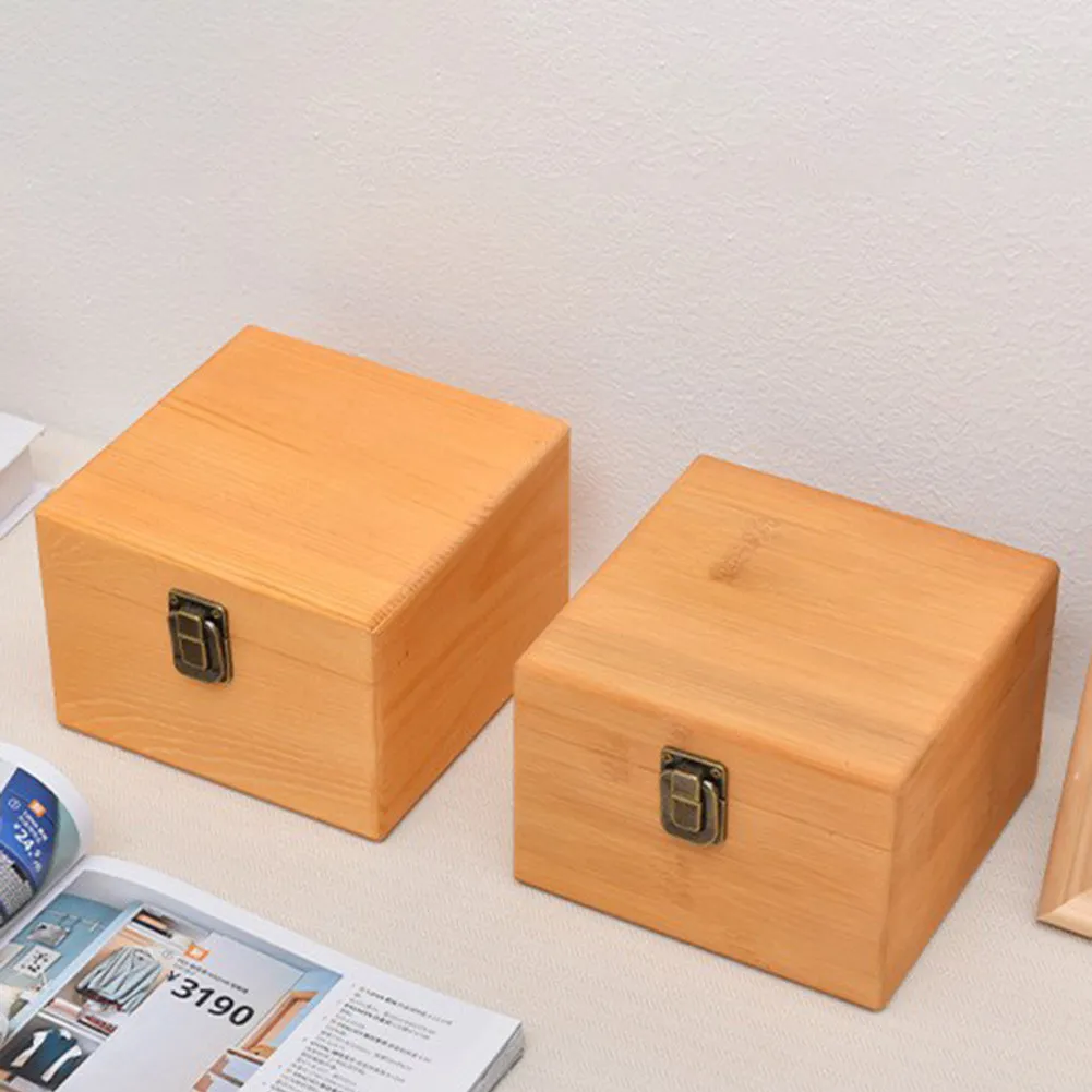 Wooden Storage Box Jewelry Box Organizer Desktop Clamshell Storage Case Container Home Decor Handcrafted Wooden Gift Boxes
Wooden Storage Box Jewelry Box Organizer Desktop Clamshell Storage Case Container Home Decor Handcrafted Wooden Gift Boxes