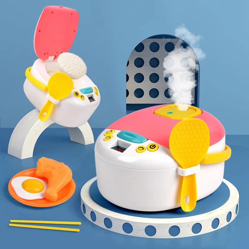 9pcs Kitchen Toys Simulation Electric Rice Cooker Interactive Toy Mini Kitchen Food Pretend Play House Role Playing Toys Gifts
9pcs Kitchen Toys Simulation Electric Rice Cooker Interactive Toy Mini Kitchen Food Pretend Play House Role Playing Toys Gifts