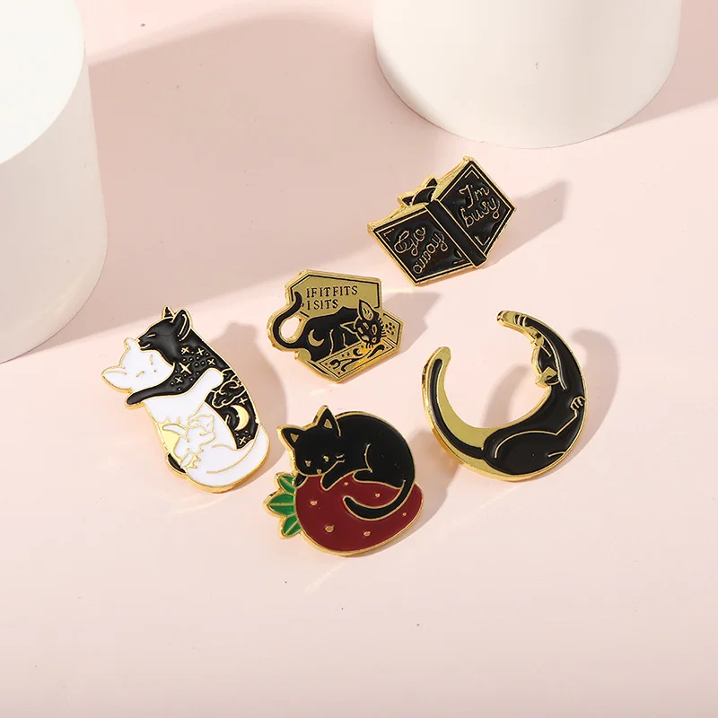 Cartoon Cat Enamel Pin Cute Things Funny Cat Badge Logo Brooch For Women Jewelry Cheap Items With Free Shipping Dropshipping
Cartoon Cat Enamel Pin Cute Things Funny Cat Badge Logo Brooch For Women Jewelry Cheap Items With Free Shipping Dropshipping