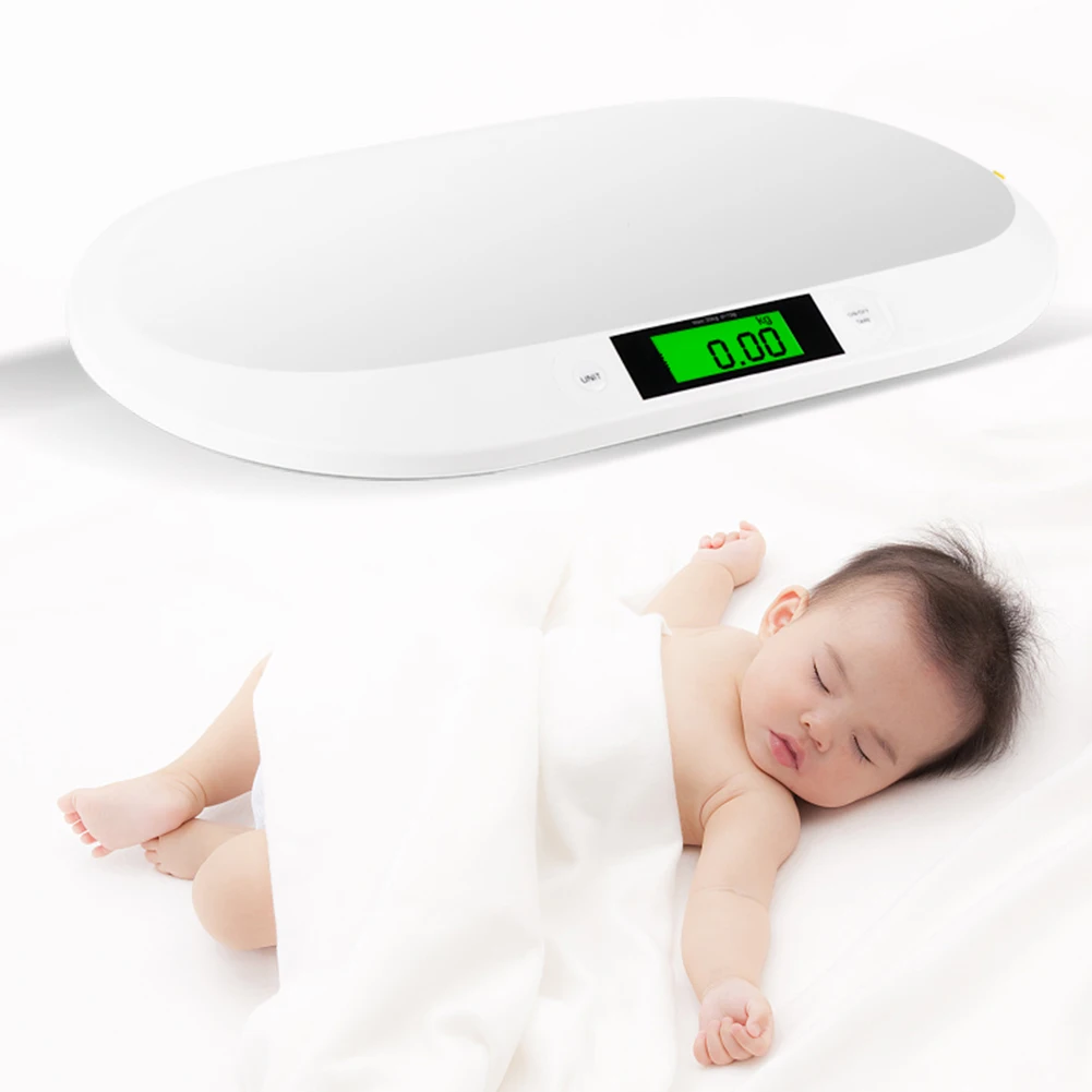 

LCD Screen Digital Baby Weight Scale 20kg/10g Backlight Electronic for Newborn Infant Weight Balance Scales
