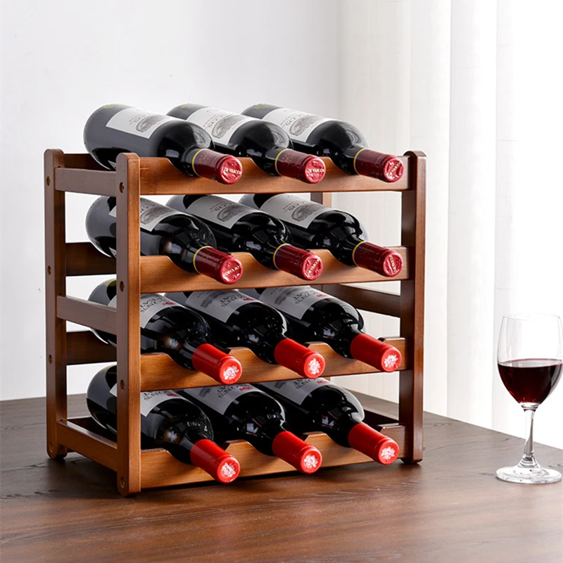 Wine Bottle Holder Wooden Wine Rack Cabinet Holder Shelf Free Standing Holders Barware Storage Wine Racks Home Kitchen Bar Tools
Wine Bottle Holder Wooden Wine Rack Cabinet Holder Shelf Free Standing Holders Barware Storage Wine Racks Home Kitchen Bar Tools