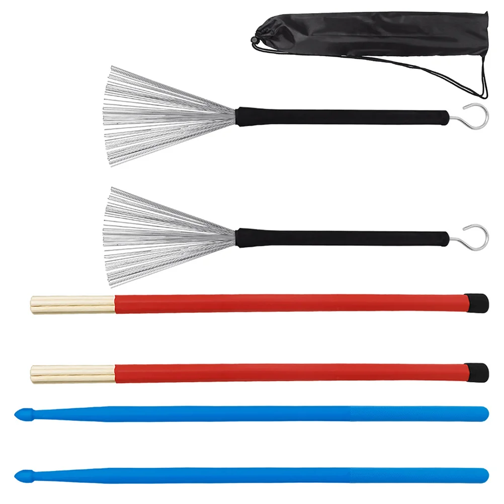 1 Set of Drum Kit Brush And Mallet Accessory Portable Drum Wire Brushes Drumstick Set With Bag
1 Set of Drum Kit Brush And Mallet Accessory Portable Drum Wire Brushes Drumstick Set With Bag