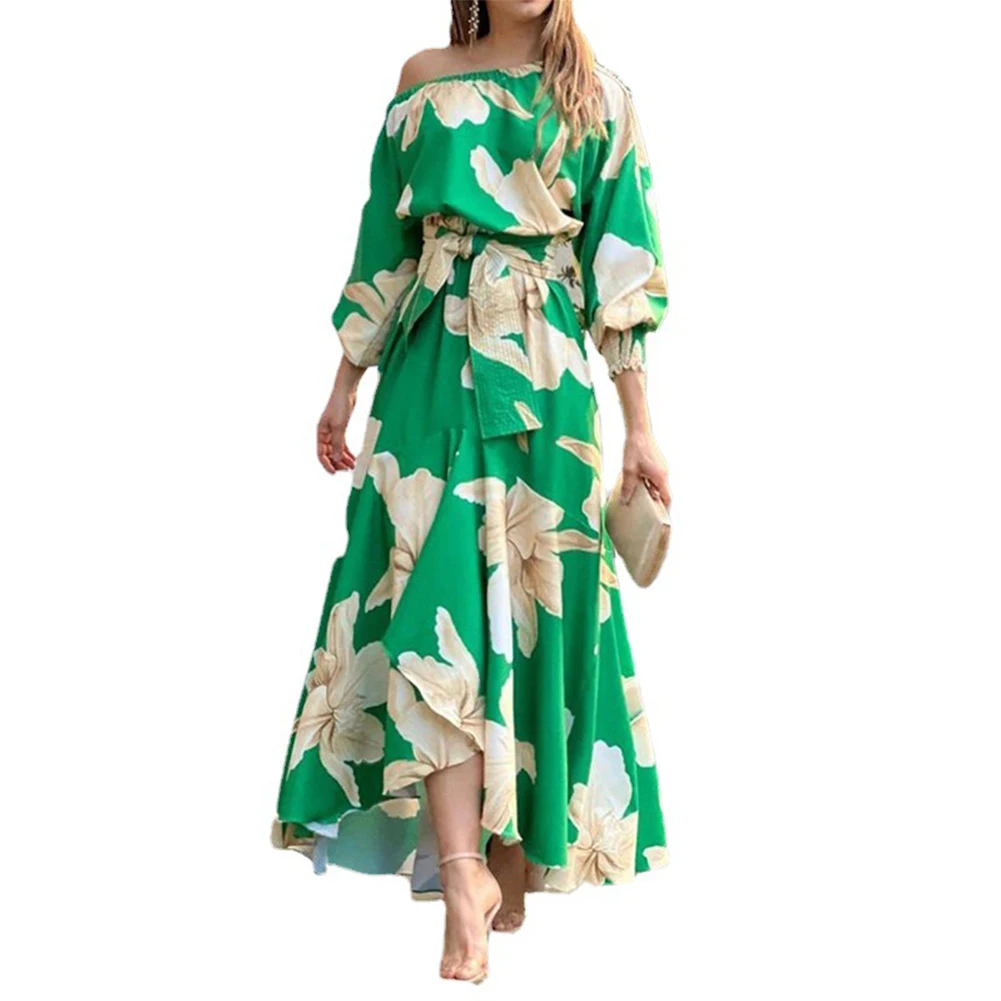 Women Floral Print Maxi Dress Bohemian A Line Long Dress Ladies Casual Loose Summer Boho Beach Dress Sundress Robe
Women Floral Print Maxi Dress Bohemian A Line Long Dress Ladies Casual Loose Summer Boho Beach Dress Sundress Robe