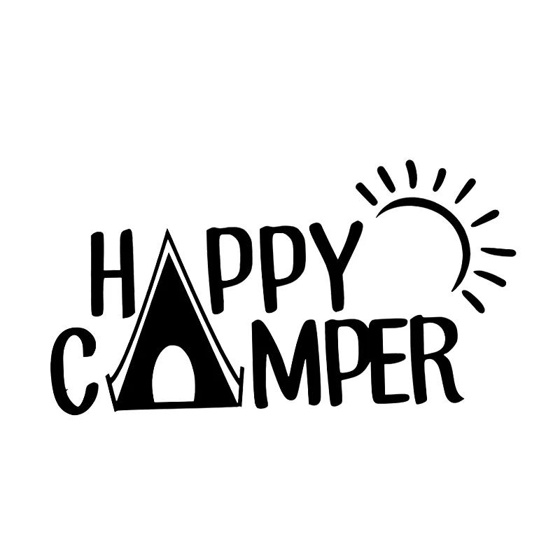 16*8.8cm Happy Camper Vinyl Decal Sticker Fashion Personality car stickers to cover scratches New Style Hot
16*8.8cm Happy Camper Vinyl Decal Sticker Fashion Personality car stickers to cover scratches New Style Hot