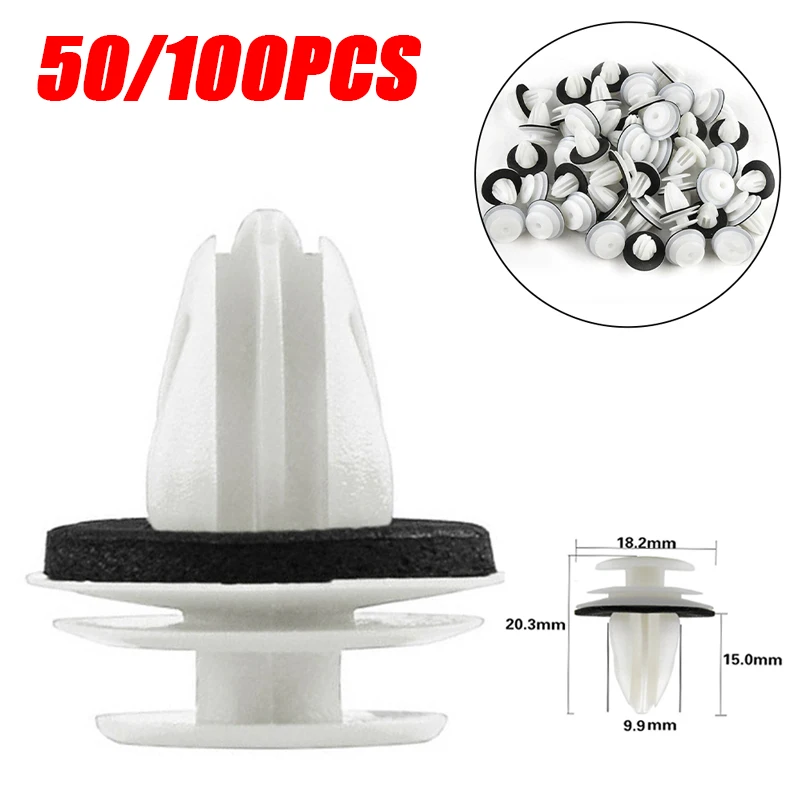New Door Panel Clip With Seal Ring Fastener Rivet Bumper Clip Retainer For BMW E34 E36 E38 E39 E46 M3 M5 Z3 X5 Car Accessories
New Door Panel Clip With Seal Ring Fastener Rivet Bumper Clip Retainer For BMW E34 E36 E38 E39 E46 M3 M5 Z3 X5 Car Accessories