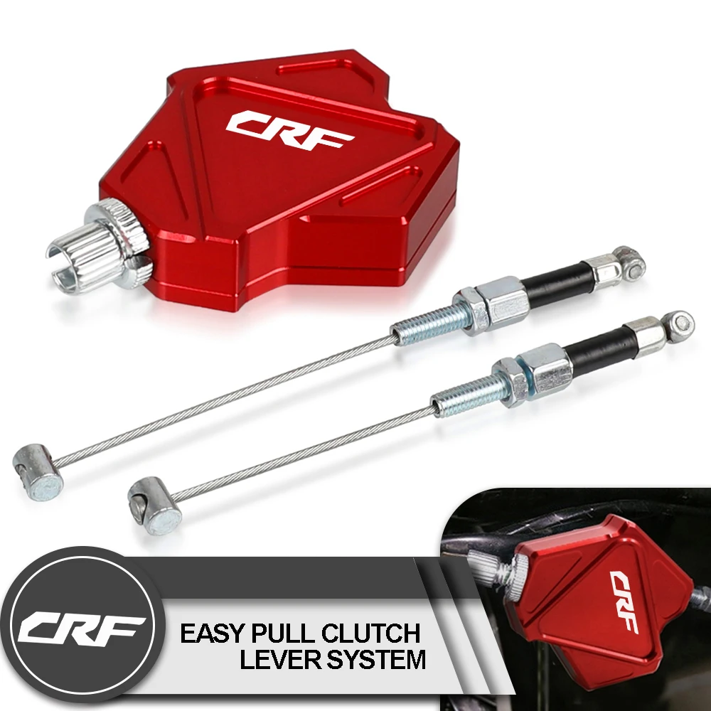 For HONDA CRF125R CRF150F/R CRF230F CRF250L/R/X CRF450R CRF450RX CRF450X Motorcycle Stunt Clutch Lever Easy Pull Cable System
For HONDA CRF125R CRF150F/R CRF230F CRF250L/R/X CRF450R CRF450RX CRF450X Motorcycle Stunt Clutch Lever Easy Pull Cable System