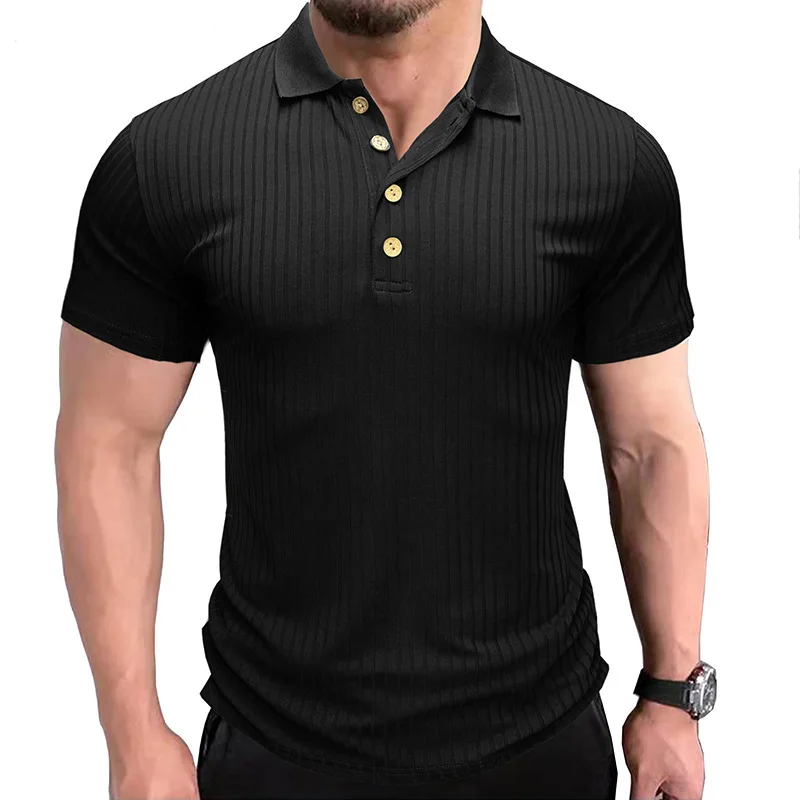 2022 New Men's Summer T-shirt Polo Shirt Mens Solid Button Turn-down Collar Short Sleeve Casual Fashion Basic Daily Tops Tunics
2022 New Men's Summer T-shirt Polo Shirt Mens Solid Button Turn-down Collar Short Sleeve Casual Fashion Basic Daily Tops Tunics