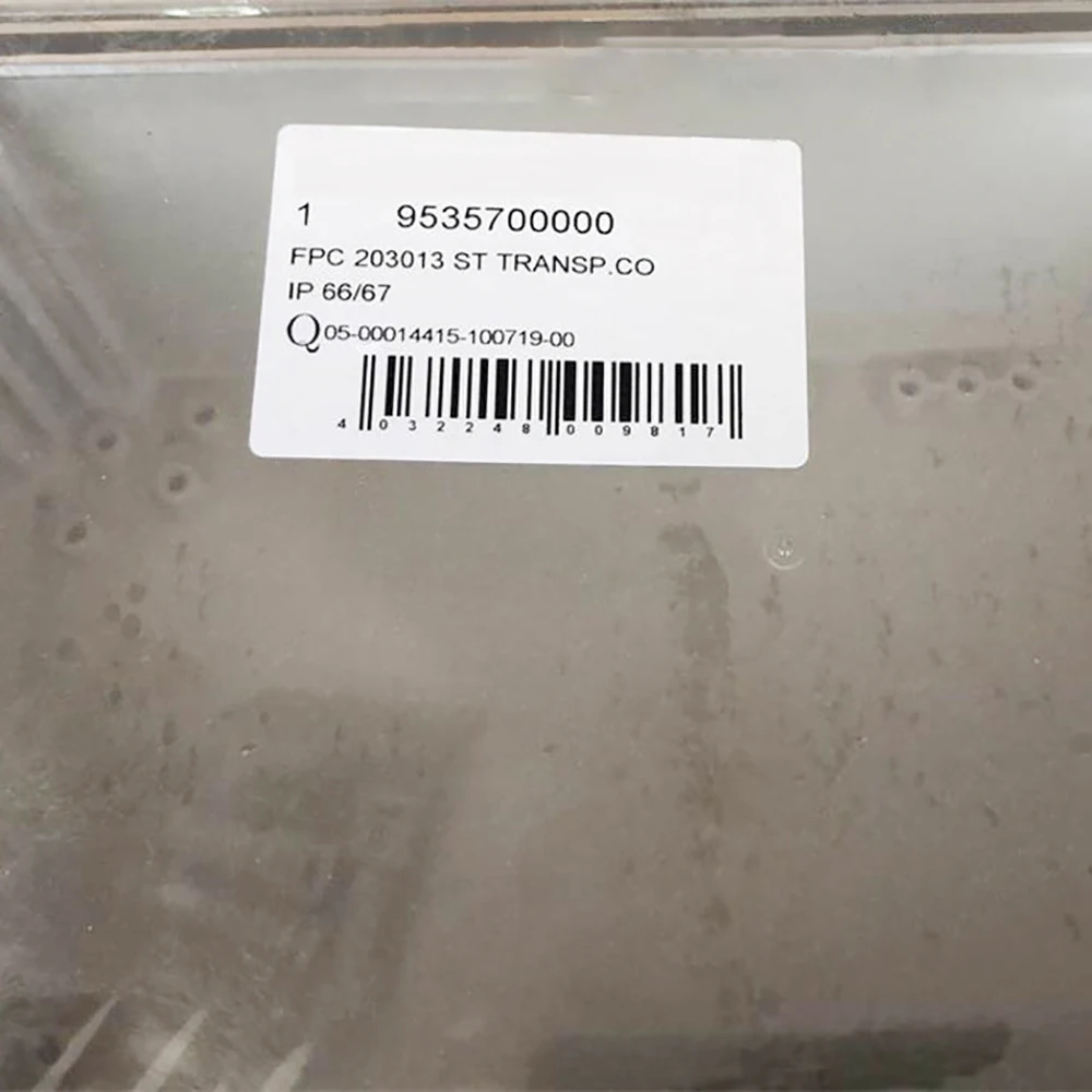 Карбонатная полиэфирная распределительная коробка FPC 203013 ST TRANSP.CO 9535700000 для Weidmuller, высокое качество, быстрая доставка
Карбонатная полиэфирная распределительная коробка FPC 203013 ST TRANSP.CO 9535700000 для Weidmuller, высокое качество, быстрая доставка