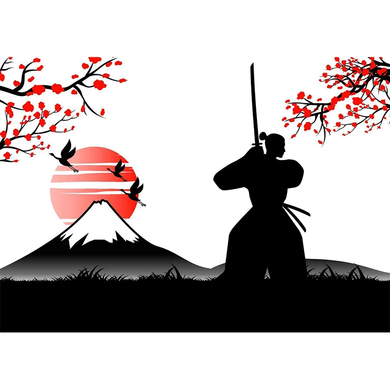 Настенная наклейка ПВХ с рисунком самурая
Настенная наклейка ПВХ с рисунком самурая