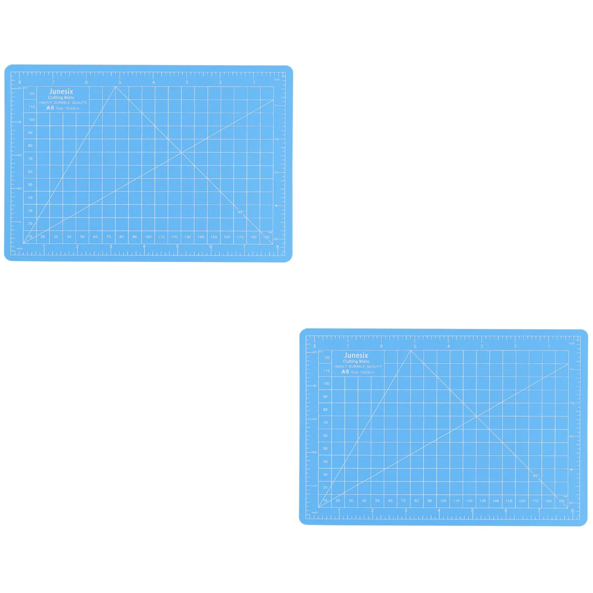 2 pcs A5 Cutting Mat Self-healing Professional Non-slip PVC Cutting Pad Craft Mat for Sewing Quilting
2 pcs A5 Cutting Mat Self-healing Professional Non-slip PVC Cutting Pad Craft Mat for Sewing Quilting