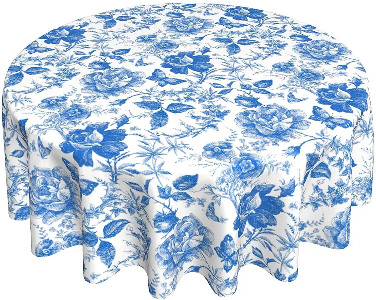 Flower Round Tablecloth 60 Inch Blue Butterfly Floral Table Cloth Watercolor Tablecloths for Dining Room Indoor Outdoor
Flower Round Tablecloth 60 Inch Blue Butterfly Floral Table Cloth Watercolor Tablecloths for Dining Room Indoor Outdoor
