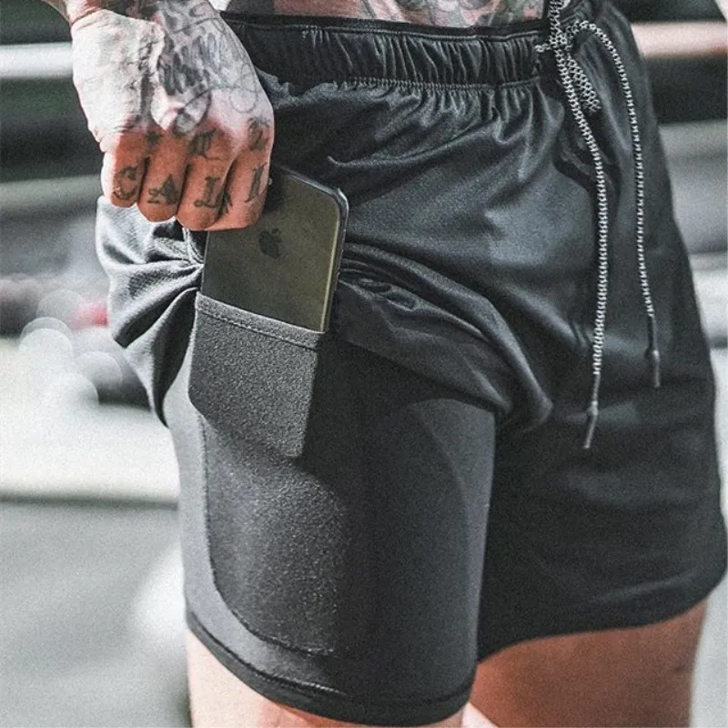 Double-layer Sport Shorts Fitness Training Exercise Jogging Short Pants Summer Men Sportswear Quick-dry Plus Size
Double-layer Sport Shorts Fitness Training Exercise Jogging Short Pants Summer Men Sportswear Quick-dry Plus Size