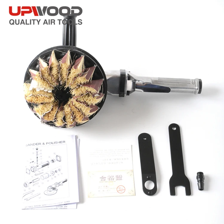 UW-7500C Professional 7 inch Pneumatic Air Abrasive Brusher Brushing Tool for Brush Sanding Curved Surfaces
UW-7500C Professional 7 inch Pneumatic Air Abrasive Brusher Brushing Tool for Brush Sanding Curved Surfaces