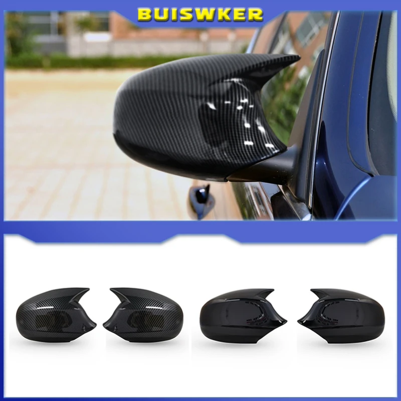 1 пара для BMW E87 E81 E82 E90 E91 E92 E93 боковой Чехол заднего вида отделка из АБС-карбона