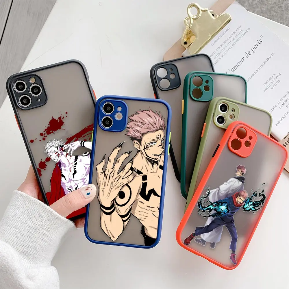 Anime Jujutsu Kaisen Yuji Itadori Matte Case For iPhone 14 13 12 11 XR X 8 7 Plus Pro XS Max Mini Feeling Cases Silicone Cover
Anime Jujutsu Kaisen Yuji Itadori Matte Case For iPhone 14 13 12 11 XR X 8 7 Plus Pro XS Max Mini Feeling Cases Silicone Cover