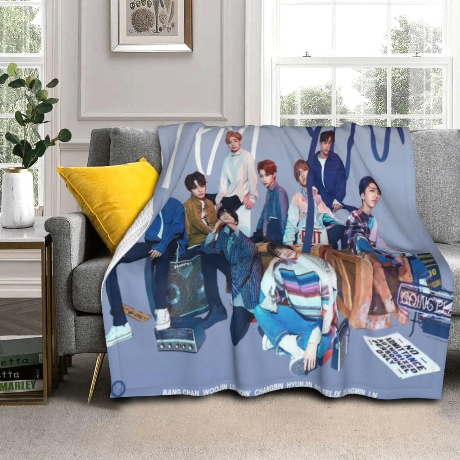 Cute Stray Kids Kpop Blanket Soft Cozy Warm Sofa Air Conditioner Office Bedroom Bedspread On Bed Flannel Blanket
Cute Stray Kids Kpop Blanket Soft Cozy Warm Sofa Air Conditioner Office Bedroom Bedspread On Bed Flannel Blanket