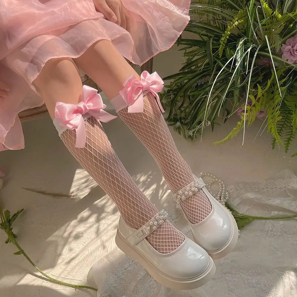 Lolita Solid Color Gauze Jacquard Socks Fishnet Middle Tube Socks Kids Hosiery Girls Calf Socks Korean Style Socks
Lolita Solid Color Gauze Jacquard Socks Fishnet Middle Tube Socks Kids Hosiery Girls Calf Socks Korean Style Socks
