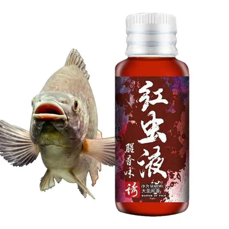 Red Worm Liquid Bait Fish Attractant Liquid With Natural Bait Scent 60ml Fish Scent Attractant Liquid For Salt Water Trout Cod
Red Worm Liquid Bait Fish Attractant Liquid With Natural Bait Scent 60ml Fish Scent Attractant Liquid For Salt Water Trout Cod