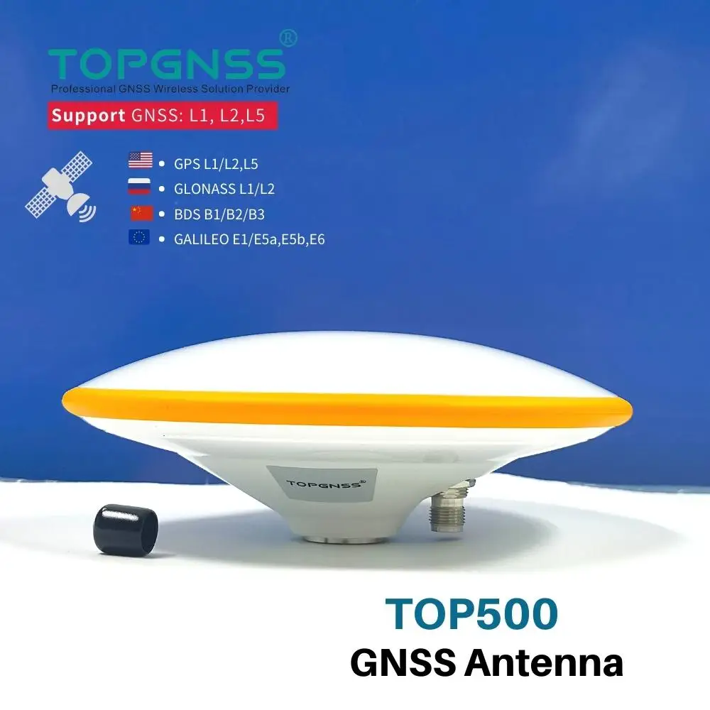 TOPGNSS высокоточная RTK GNSS антенна ZED-F9P сельское хозяйство GPS с высоким коэффициентом