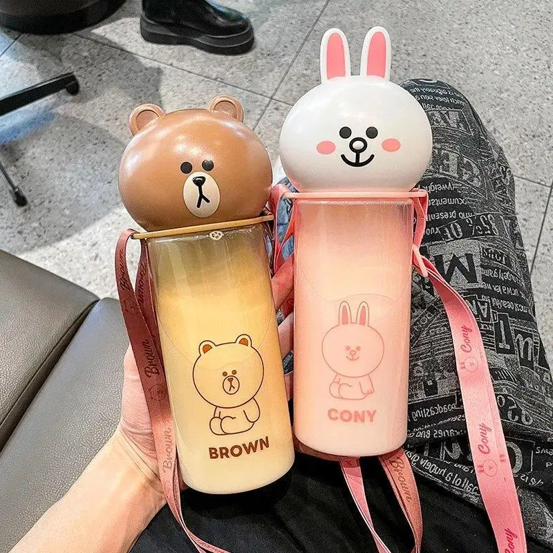 Anime Line Friends Cup Kawaii 430Ml Brown Sally Children Outdoors Movement Milk Water Kettle Lanyard Portable Girl Gift Doll
Anime Line Friends Cup Kawaii 430Ml Brown Sally Children Outdoors Movement Milk Water Kettle Lanyard Portable Girl Gift Doll