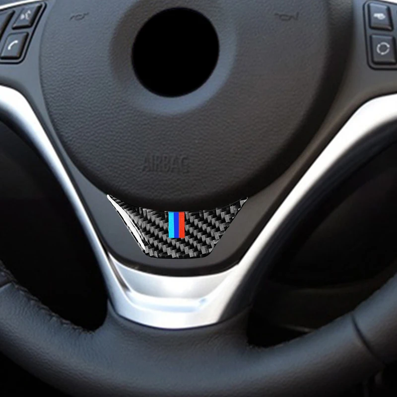Carbon Fiber Car Steering Wheel Stickers For BMW 1 3 5 Series X1 X3 X5 X6 E90 E91 E92 E93 E84 E70 E71 F48 F07 F10 F01 F02 Style
Carbon Fiber Car Steering Wheel Stickers For BMW 1 3 5 Series X1 X3 X5 X6 E90 E91 E92 E93 E84 E70 E71 F48 F07 F10 F01 F02 Style