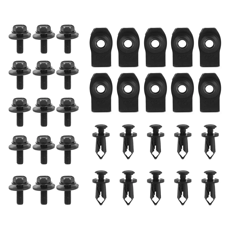 35PCS Engine Under Cover Splash Shield Guard Body Bolts Bumper Fender Retainer Fastener Rivet Clips For Infiniti G35 G37
35PCS Engine Under Cover Splash Shield Guard Body Bolts Bumper Fender Retainer Fastener Rivet Clips For Infiniti G35 G37
