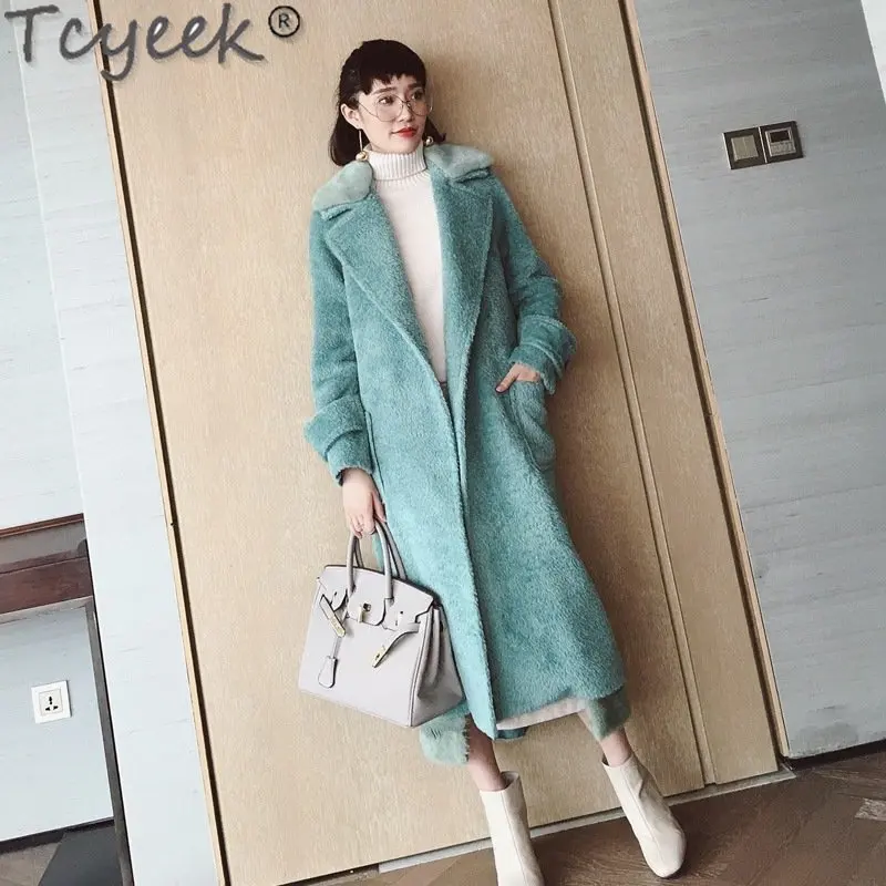 Tcyeek Casual Mink Fur Collar Coat Woman Winter Warm Real Fur Jacket Women Clothing Long Alpaca Fur Windbreaker Chaqueta Mujer
Tcyeek Casual Mink Fur Collar Coat Woman Winter Warm Real Fur Jacket Women Clothing Long Alpaca Fur Windbreaker Chaqueta Mujer