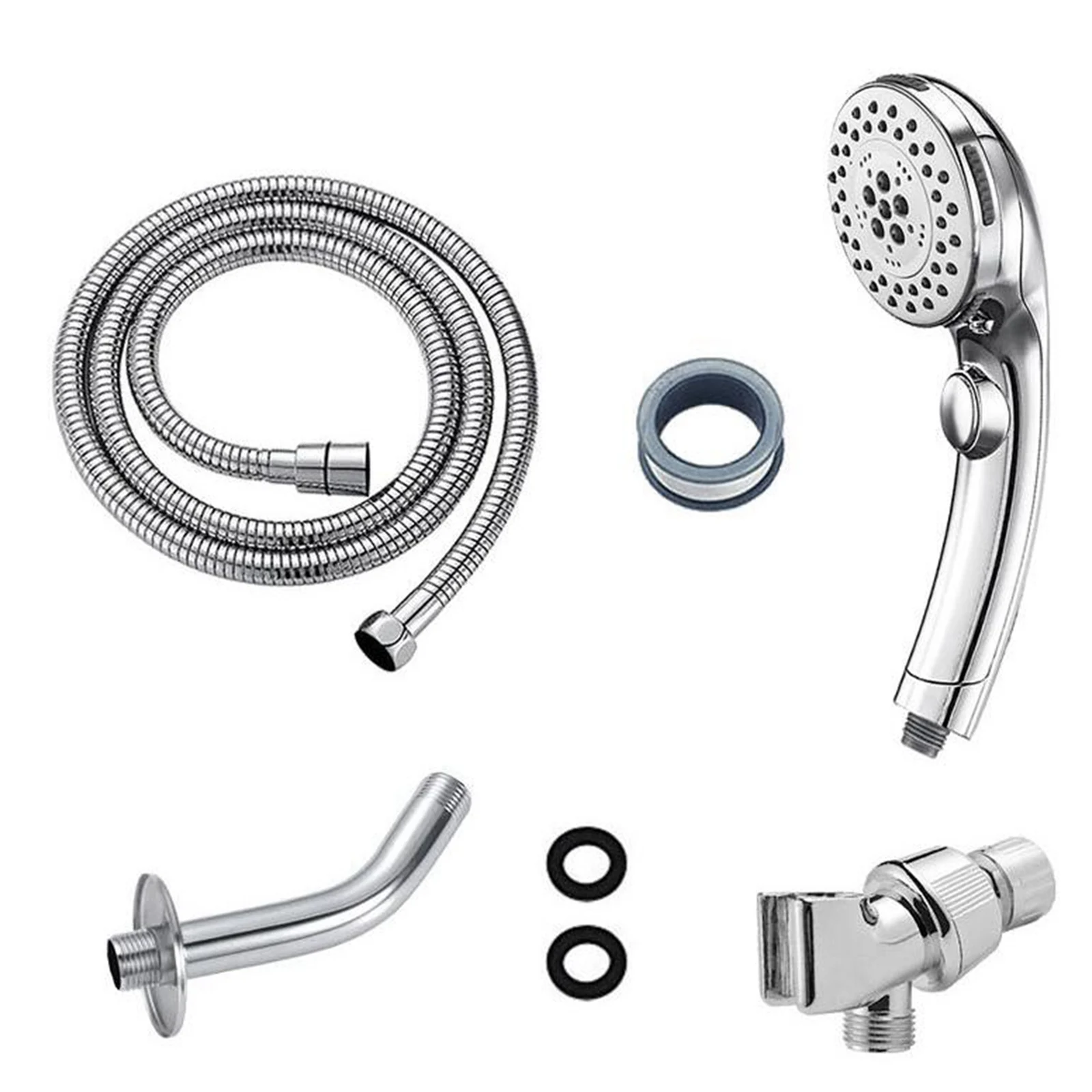 Ручная Лейка для душа, аксессуары для ванной комнаты, 5 регулируемых режимов
Ручная Лейка для душа, аксессуары для ванной комнаты, 5 регулируемых режимов