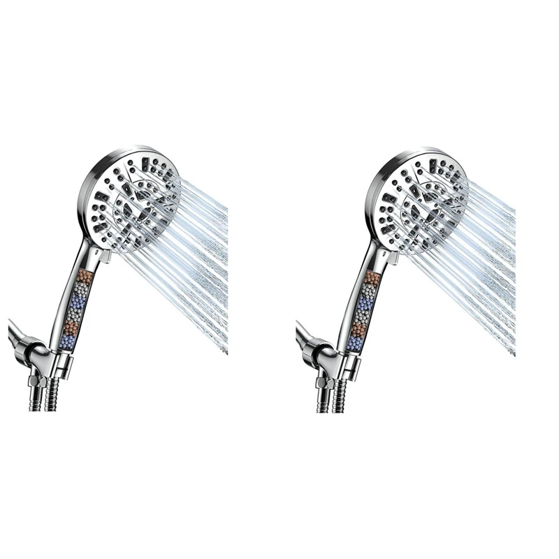 Handheld Shower Head With Filters, High Pressure Showerhead With Tub&Tile Power Wash
Handheld Shower Head With Filters, High Pressure Showerhead With Tub&Tile Power Wash