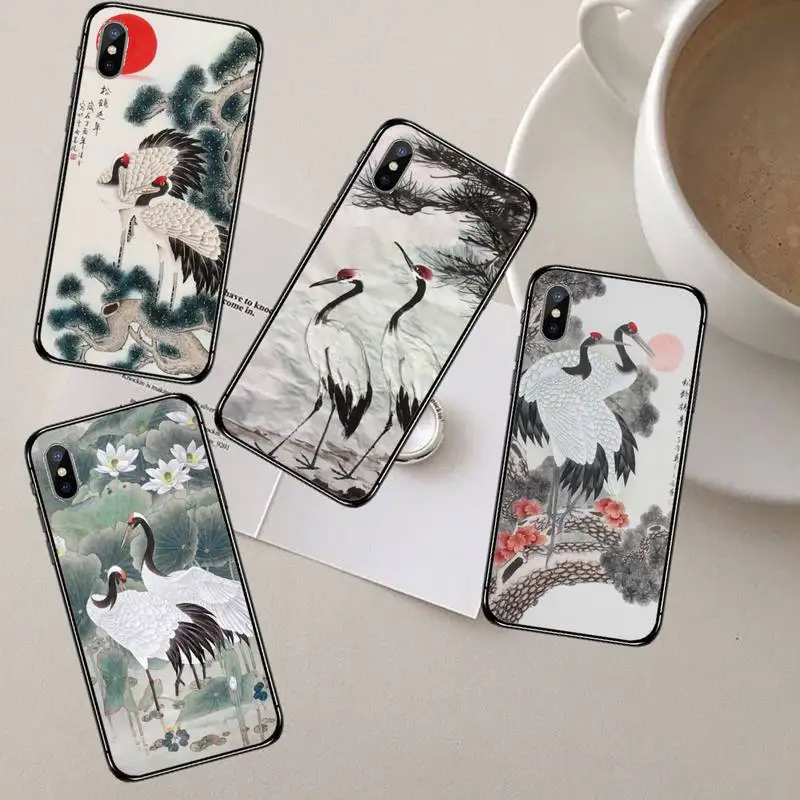 Retro Crane China Animal Phone Case For iphone 12 11 13 7 8 6 s plus x xs xr pro max mini shell
Retro Crane China Animal Phone Case For iphone 12 11 13 7 8 6 s plus x xs xr pro max mini shell
