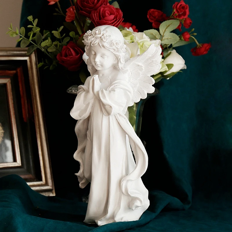 Nordic Decorative Resin Figurine Angel Garden Figure Unique Winged Statue Living Home Decoration Art Angle Sculpture Desktop
Nordic Decorative Resin Figurine Angel Garden Figure Unique Winged Statue Living Home Decoration Art Angle Sculpture Desktop