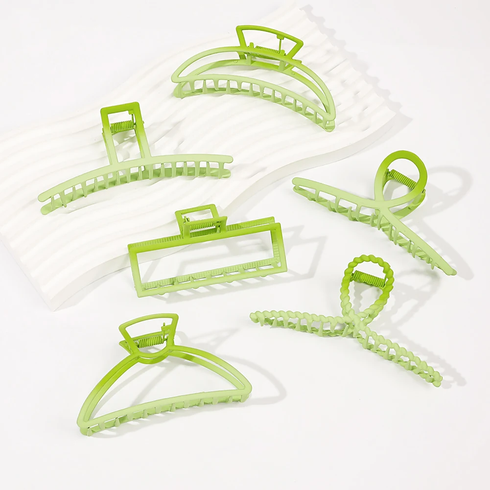 2022 New Hair Claw Clip for Women Girl Green Metal Large Size Hair Claw Clip Crab Clamps Headwear Hair Accessories Gift
2022 New Hair Claw Clip for Women Girl Green Metal Large Size Hair Claw Clip Crab Clamps Headwear Hair Accessories Gift