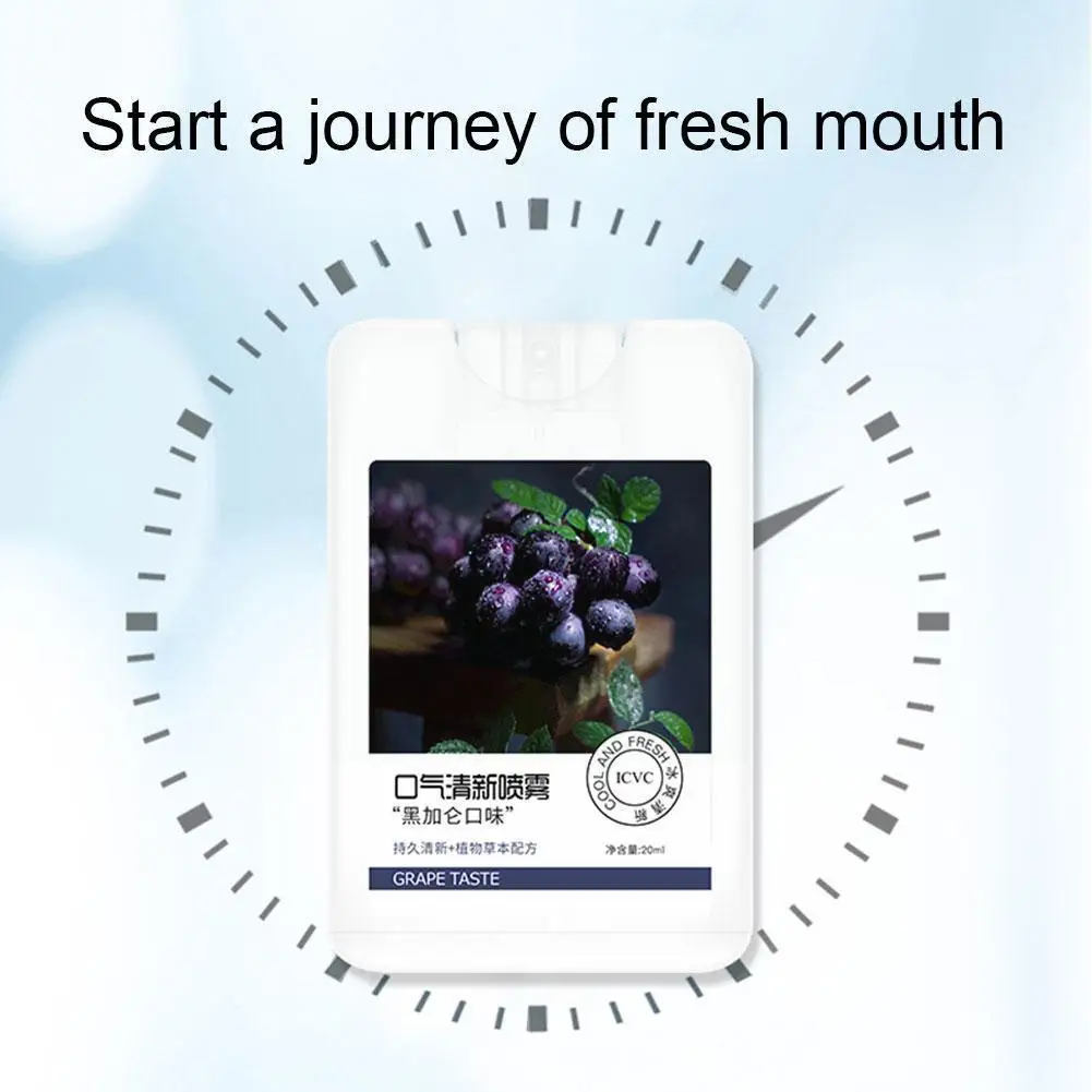 20ml New Mint Peach Flavor Fruity Breath Refreshing Freshener Mouth Long Breath Female Spray Mint Lasting Spray F1e3
20ml New Mint Peach Flavor Fruity Breath Refreshing Freshener Mouth Long Breath Female Spray Mint Lasting Spray F1e3