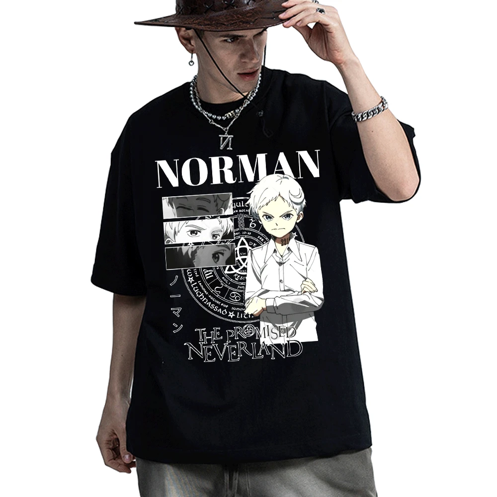 Janpanese Anime The Promised Neverland T Shirt Men Women Summer New Cartoon T-shirt Emma Norman Ray Graphic Tee Shirt Unisex
Janpanese Anime The Promised Neverland T Shirt Men Women Summer New Cartoon T-shirt Emma Norman Ray Graphic Tee Shirt Unisex
