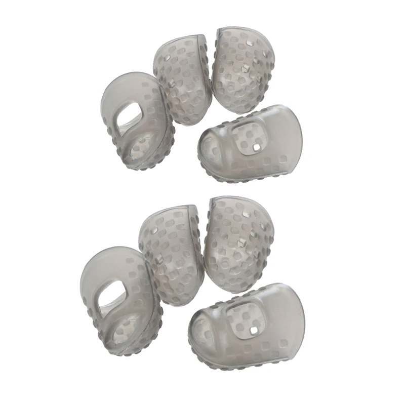 8 Pcs Gray New Soft Silicone Guitar Thumb Finger Picks Protector Fingertips (4 Pcs XXS & 4 Pcs XS )
8 Pcs Gray New Soft Silicone Guitar Thumb Finger Picks Protector Fingertips (4 Pcs XXS & 4 Pcs XS )