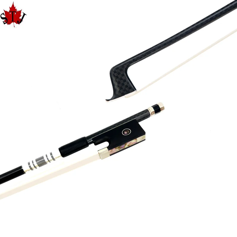 1pcs professional black plaid Grid carbon Fiber 4/4 violin fiddle bow, Siberia White horsehair horsetail
1pcs professional black plaid Grid carbon Fiber 4/4 violin fiddle bow, Siberia White horsehair horsetail