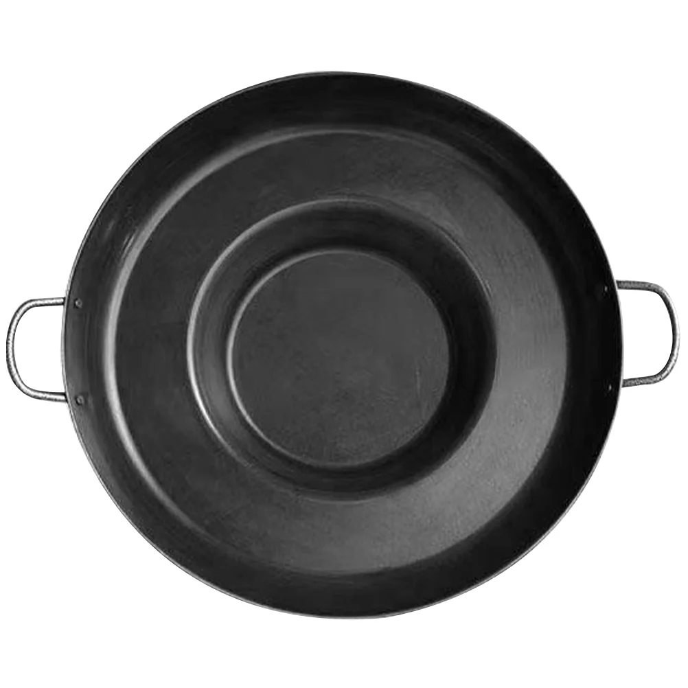 

Stainless Cookware Flat Bottom Concave Gong Pot Egg Pan Non Stick 36X36CM Small Frying Black Steel Pans Nonstick
