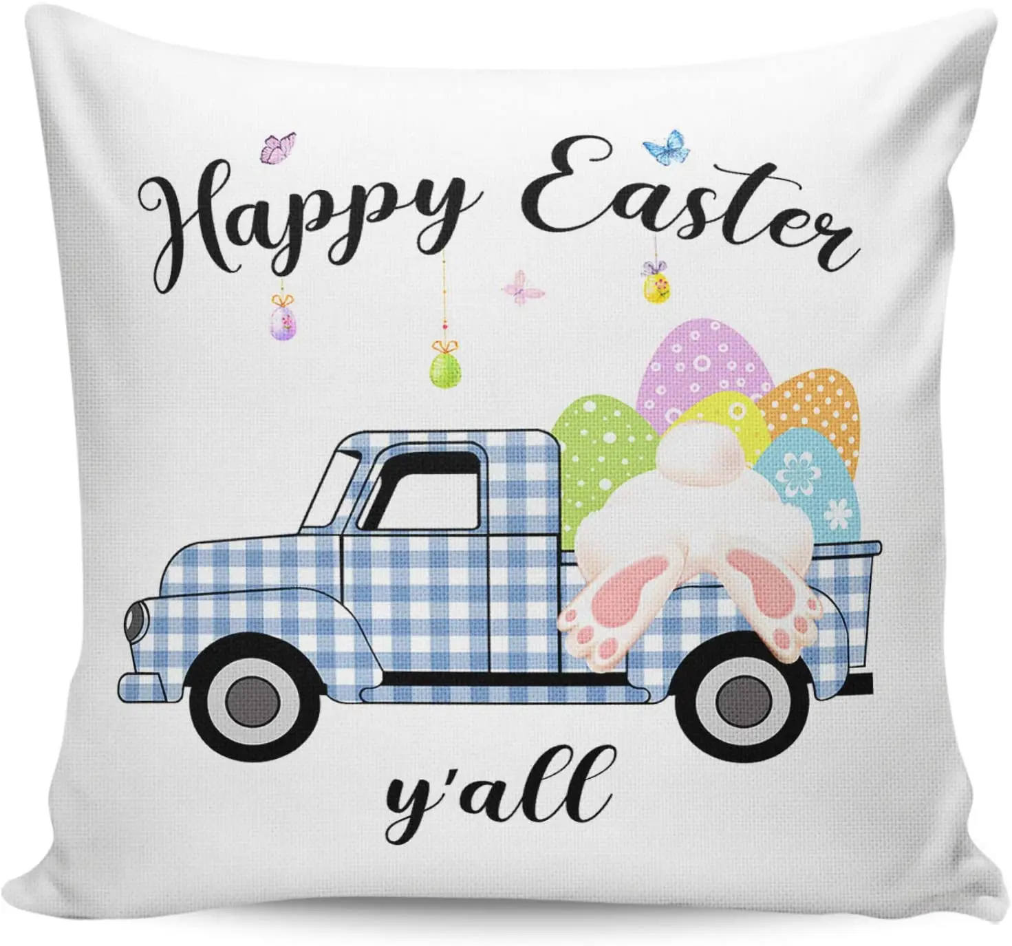 Throw Pillowcases Easter Buffalo Plaid Truck Cotton Linen Square Cushion Cover Pillow Case for Home Decorative Living Room
Throw Pillowcases Easter Buffalo Plaid Truck Cotton Linen Square Cushion Cover Pillow Case for Home Decorative Living Room