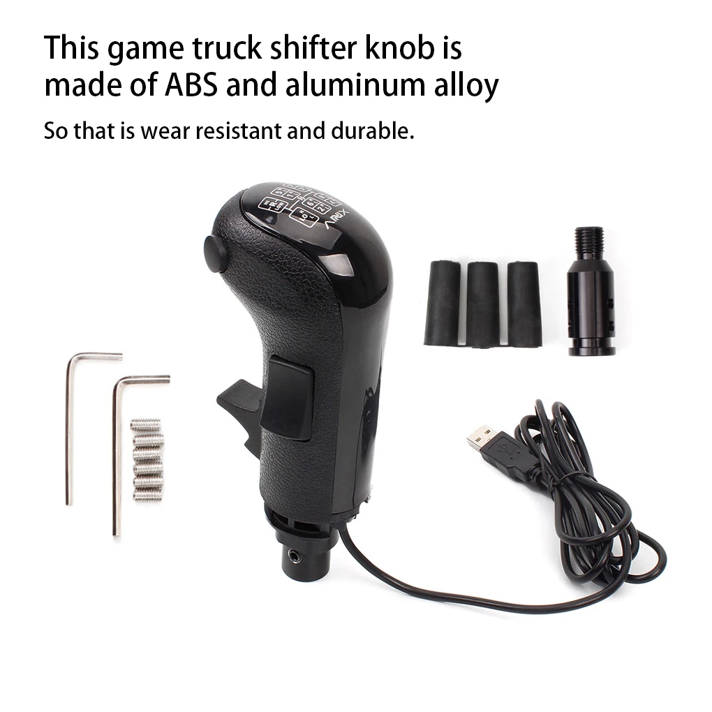 Truck Game Shifter Knob Simulation Racing Gaming Car Shift Head Switch Spare Part Maintenance Replacement for G25 G27 G29 G920
Truck Game Shifter Knob Simulation Racing Gaming Car Shift Head Switch Spare Part Maintenance Replacement for G25 G27 G29 G920