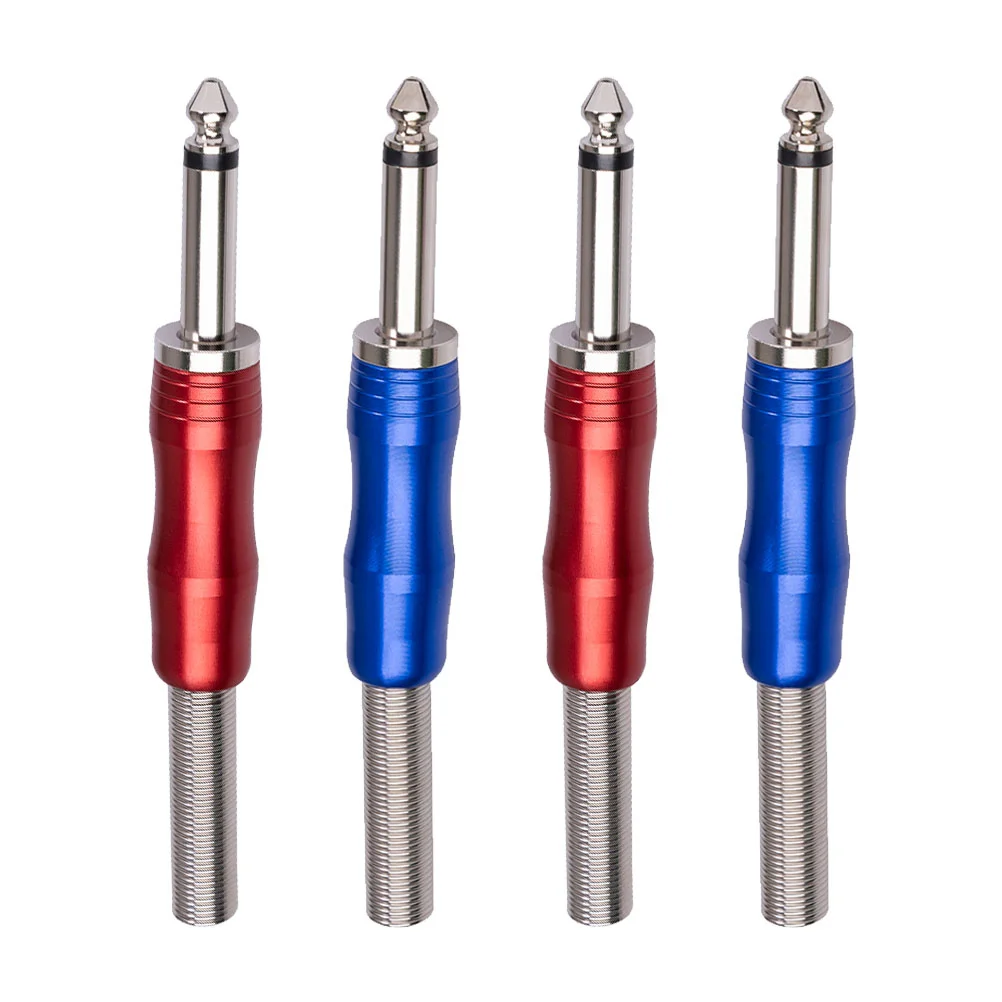 4PCS Replacement Aluminum Alloy 1/4 inch Connector 6.35mm Plug for Patch Cable Equipment
4PCS Replacement Aluminum Alloy 1/4 inch Connector 6.35mm Plug for Patch Cable Equipment