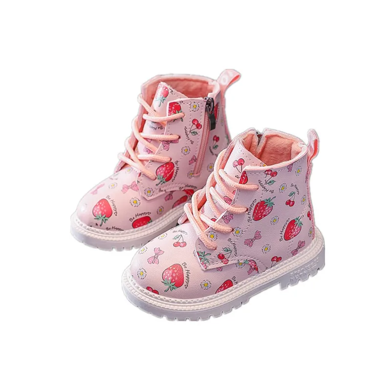 Kids Winter Leather Boots for Girls Thin Cotton Warm Snow Boots Princess Cute Print Short Boots Children Casual High Top Shoes
Kids Winter Leather Boots for Girls Thin Cotton Warm Snow Boots Princess Cute Print Short Boots Children Casual High Top Shoes
