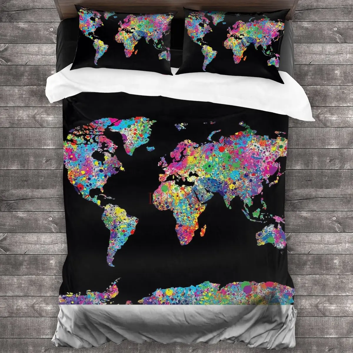 World Map Soft Microfiber Comforter Set with 2 Pillowcase, Quilt Cover With Zipper Closure King Size Comforter Cover
World Map Soft Microfiber Comforter Set with 2 Pillowcase, Quilt Cover With Zipper Closure King Size Comforter Cover