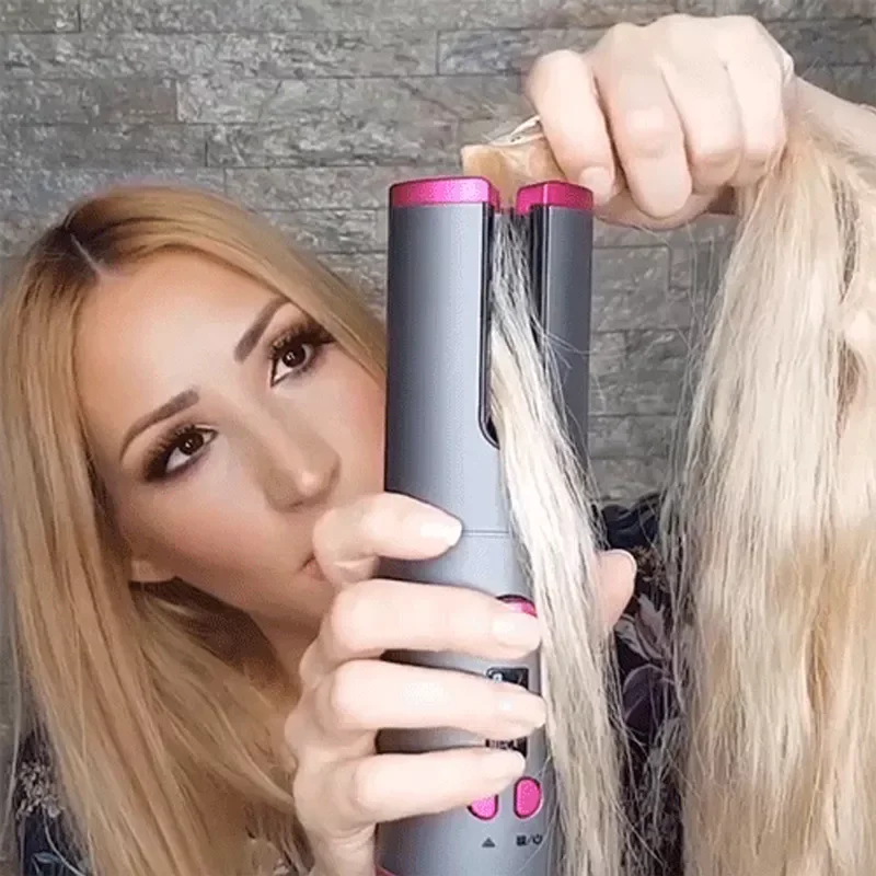 NEW2023 Cordless Auto Rotating Ceramic Hair Curler Curling Irons for Hair Waver Wand Curling Wand Curlers USB Charging Curler Ir
NEW2023 Cordless Auto Rotating Ceramic Hair Curler Curling Irons for Hair Waver Wand Curling Wand Curlers USB Charging Curler Ir