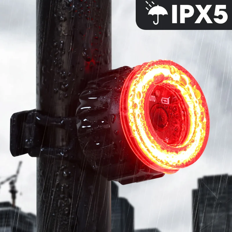 Smart Sensor Brake Bicycle Tail Light High Visibility Bike Rear Lamp IPx6 Waterproof LED Charging Taillights for Night Cycling
Smart Sensor Brake Bicycle Tail Light High Visibility Bike Rear Lamp IPx6 Waterproof LED Charging Taillights for Night Cycling