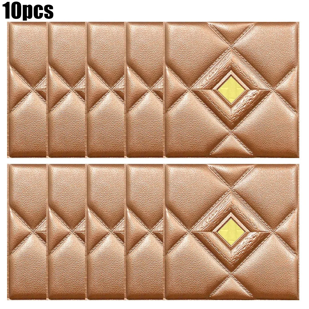 10Pcs Wall Stickers 30*30cm 3D Tile Brick Wall Sticker Se-lf-adhesive Foam Panel Waterproof High Quality
10Pcs Wall Stickers 30*30cm 3D Tile Brick Wall Sticker Se-lf-adhesive Foam Panel Waterproof High Quality