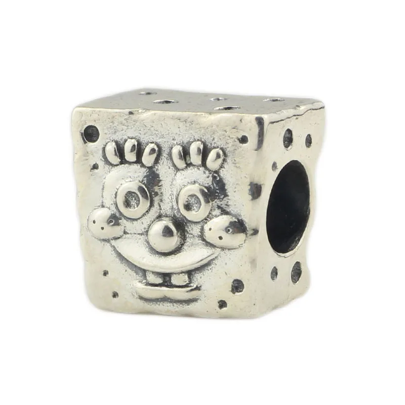 Real 925 Sterling Silver Cartoon Charm Square Bead Fit European Bracelet Jewelry
Real 925 Sterling Silver Cartoon Charm Square Bead Fit European Bracelet Jewelry