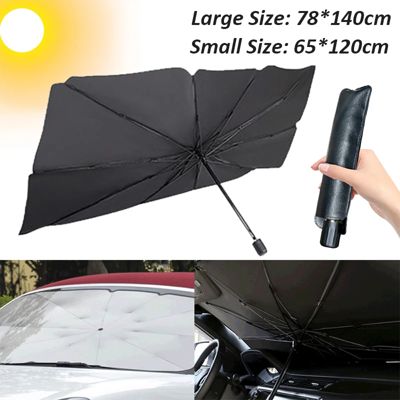 Foldable Auto Sunshade Umbrella Shades for Car Windshield Sun Shade Cover 99% UV Protection Car Interior Front Winder Sunshade
Foldable Auto Sunshade Umbrella Shades for Car Windshield Sun Shade Cover 99% UV Protection Car Interior Front Winder Sunshade